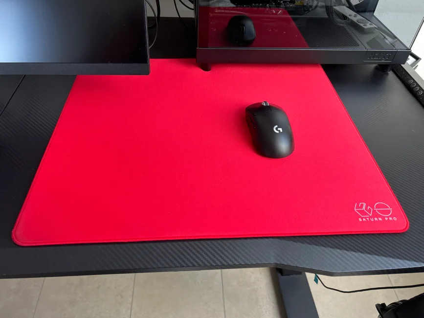 Lethal Gaming Gear Saturn PRO Gaming Mousepad - XL Square - Red