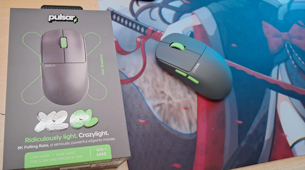 Pulsar X2 CRAZYLIGHT Mini T1 Edition Wireless Gaming Mouse - Black