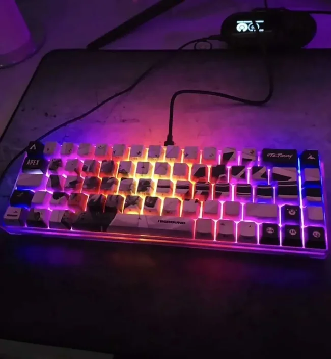 Waizowl Lightning 60 Magnetic Gaming Keyboard - Black - us