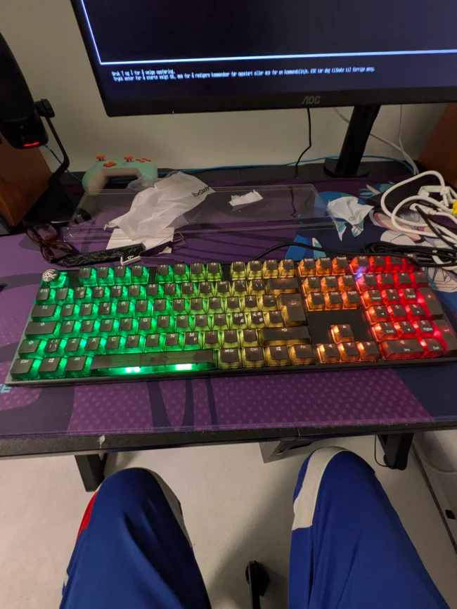 Pwnage Zenblade 65 V2 – Hall Effect Gaming Keyboard Nyomi Red