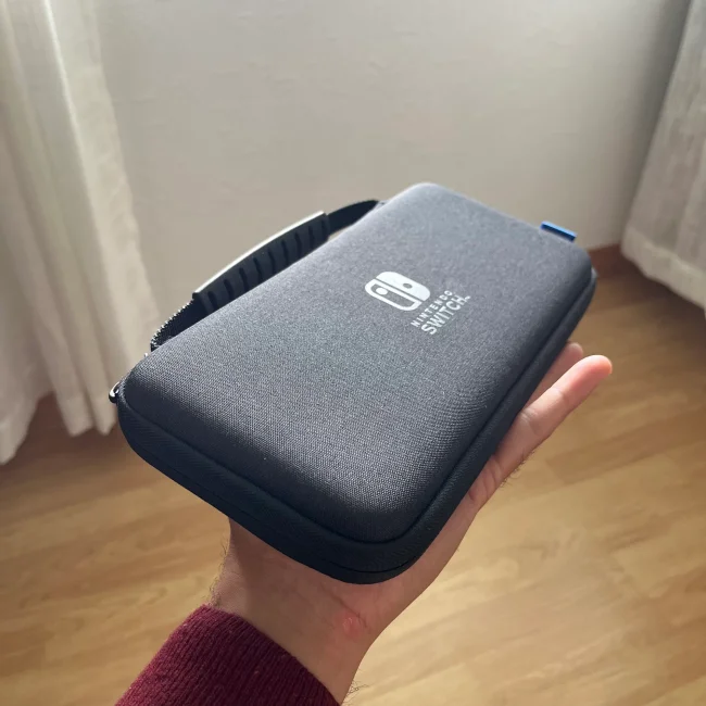 Hori Slim Tough Pouch for Nintendo Switch - City Pop Peach - us