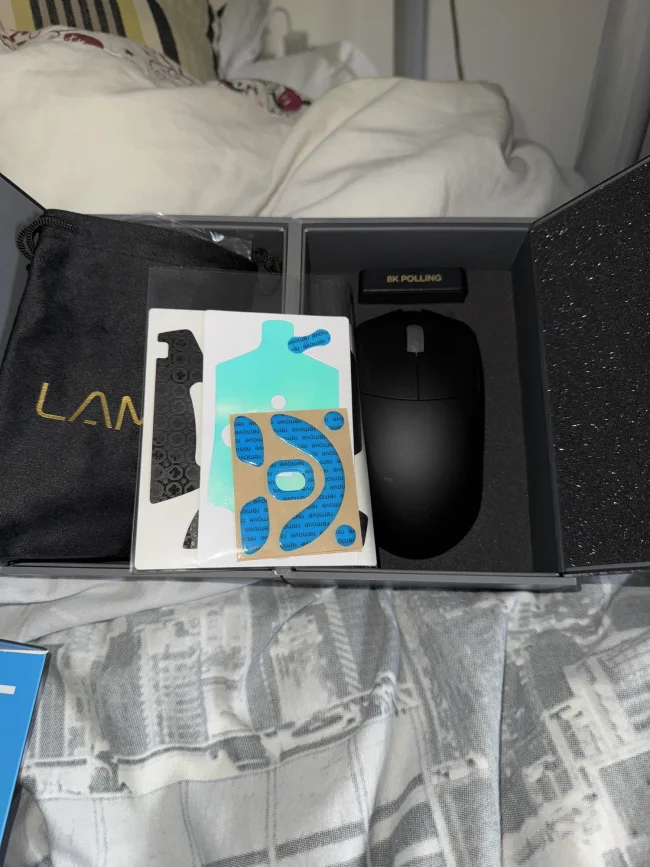 Lamzu MAYA X Wireless Gaming Mouse - White - MaxGaming.com