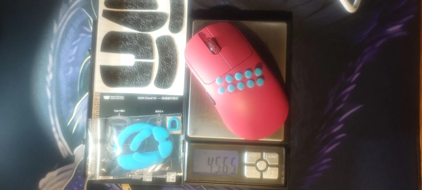 Waizowl OGM Cloud XS 8K Wireless Gaming Mouse - Red - us.MaxGaming.com