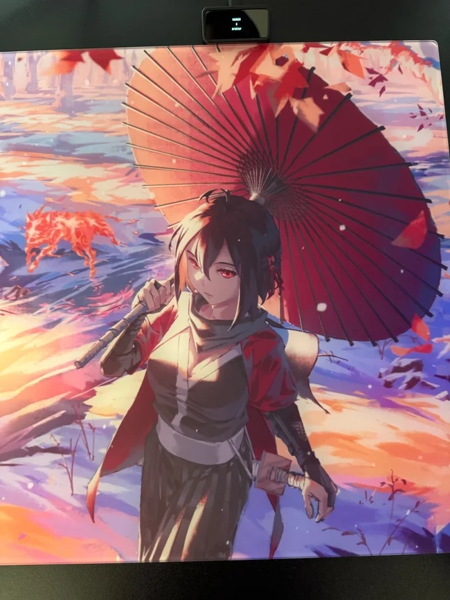 Yuki Aim Yuki Glass Mousepad - Kitsune - L - us.MaxGaming.com