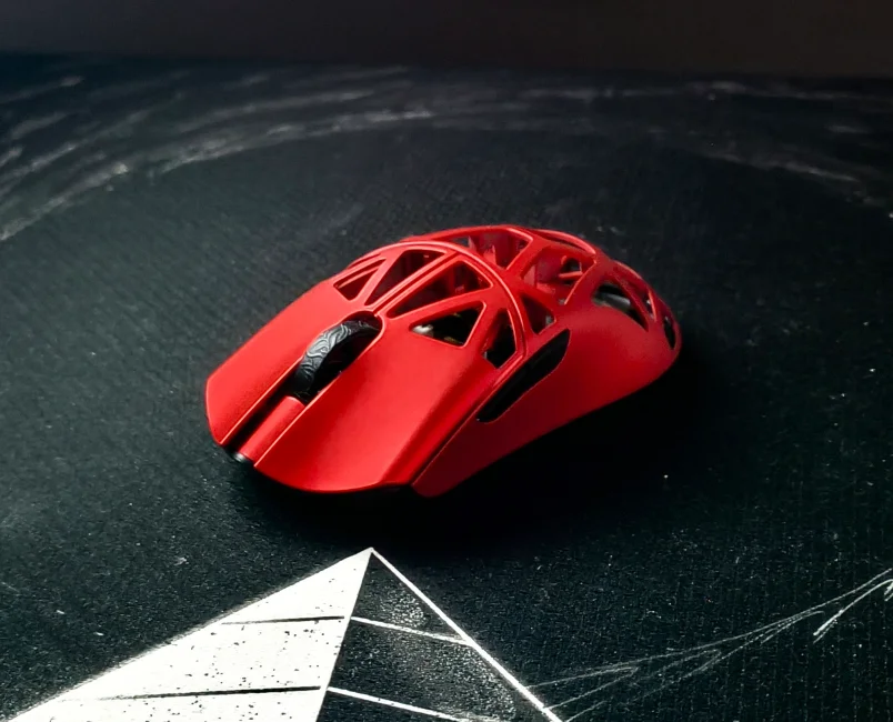 WLMouse Beast X Mini Pro - Purple [Omron Opticals] - Side Slits
