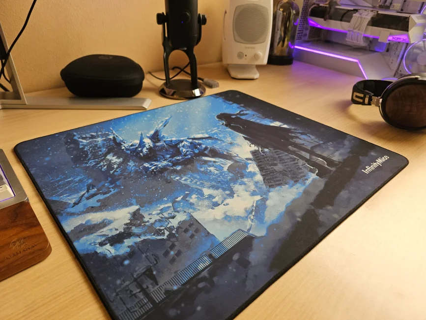 InfinityMice Wisteria - Hitbox Collab Glass Pad 490x490