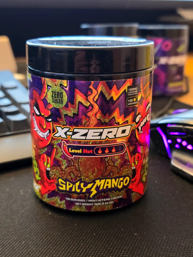 X-Zero Candy Cane Rush (160g / 100 Servings) – X-Zero Energy